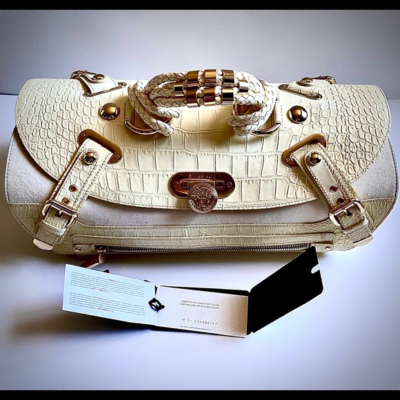 🎊HP🎊Versace Cream Canyon Bag Medium - Picture 1 of 14